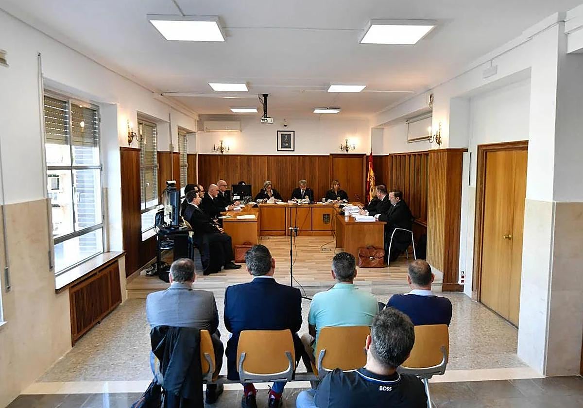 Un juicio en el Palacio de Justicia de Murcia, en una imagen de archivo.