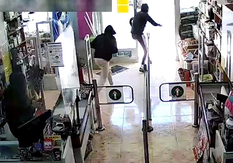 Imágenes de las cámaras de seguridad.