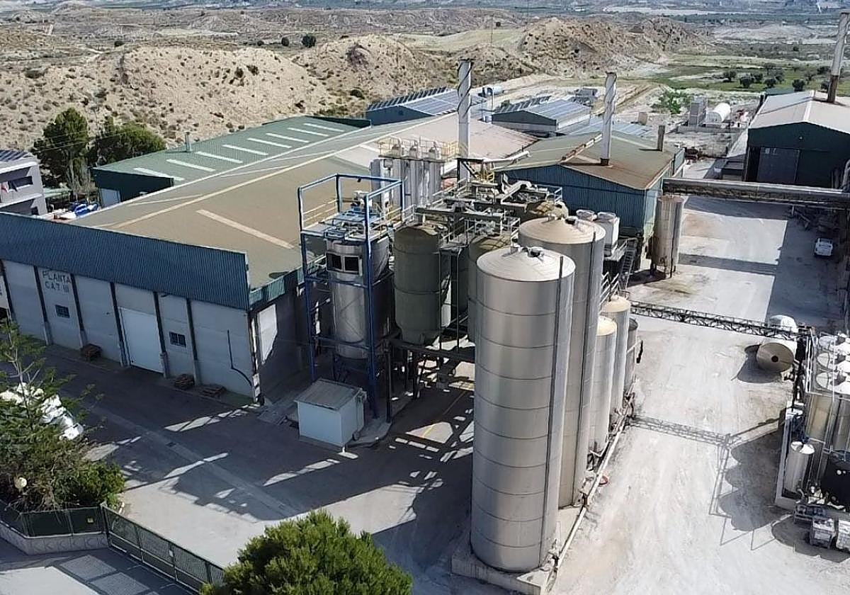 Vista panorámica de una planta de Grasas Martínez.