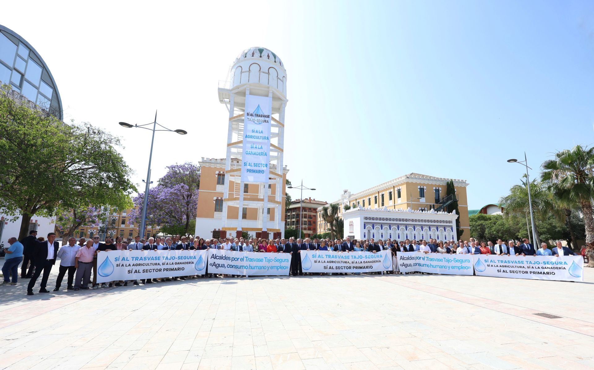 Las imágenes del acto institucional &#039;Alcaldes por el trasvase Tajo-Segura&#039;