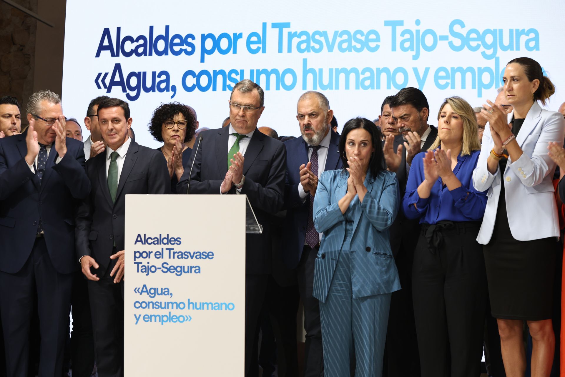 Las imágenes del acto institucional &#039;Alcaldes por el trasvase Tajo-Segura&#039;