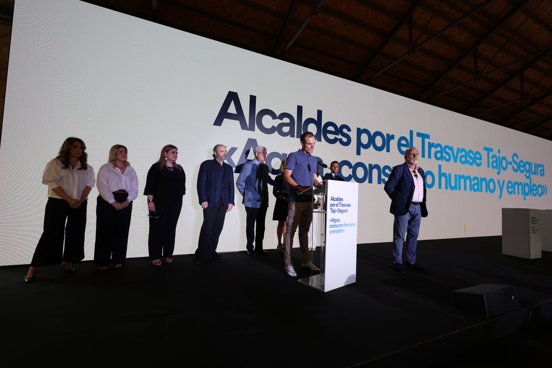 Las imágenes del acto institucional &#039;Alcaldes por el trasvase Tajo-Segura&#039;