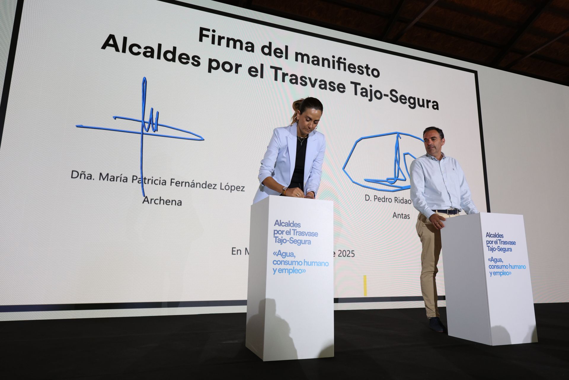 Las imágenes del acto institucional &#039;Alcaldes por el trasvase Tajo-Segura&#039;