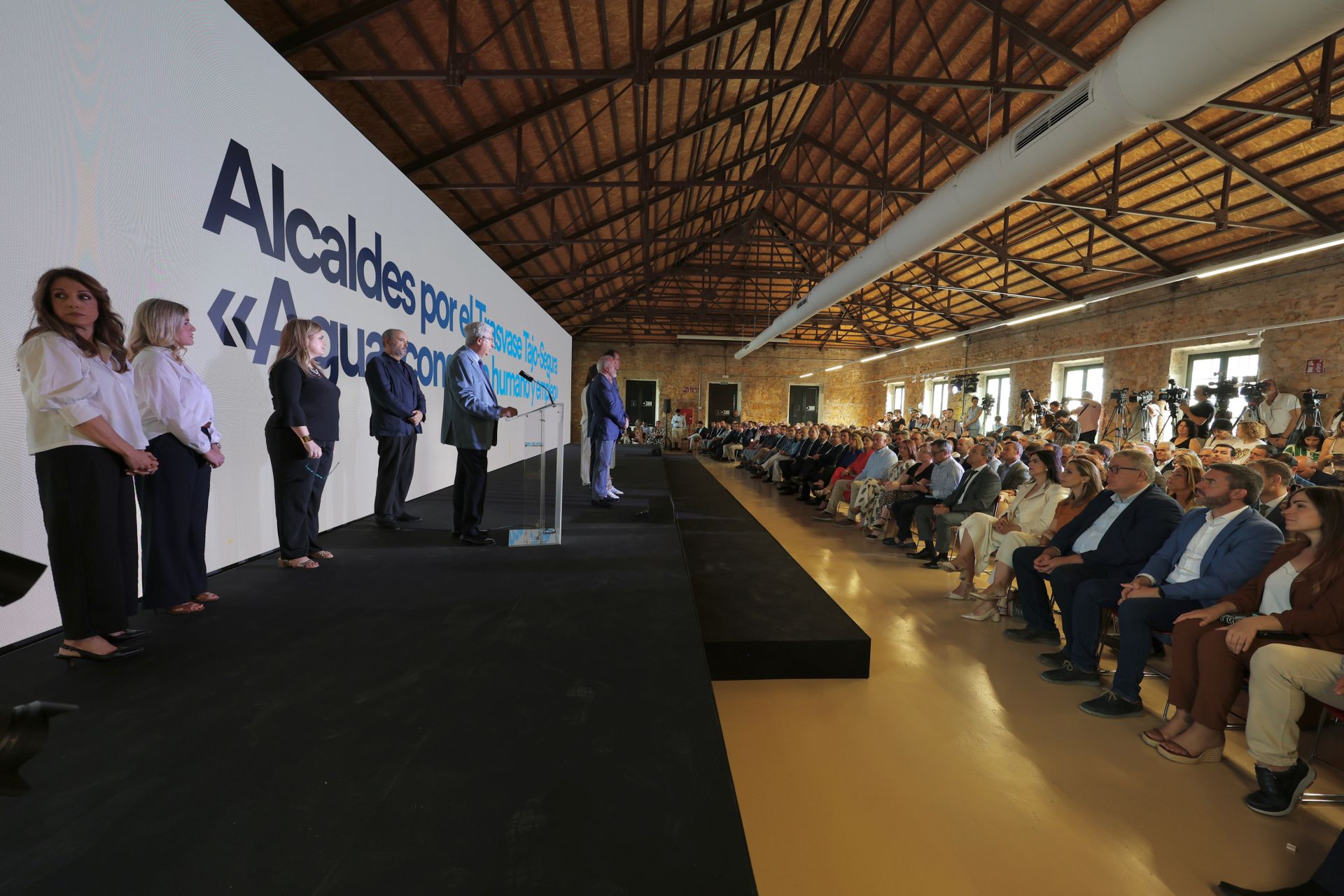 Las imágenes del acto institucional &#039;Alcaldes por el trasvase Tajo-Segura&#039;