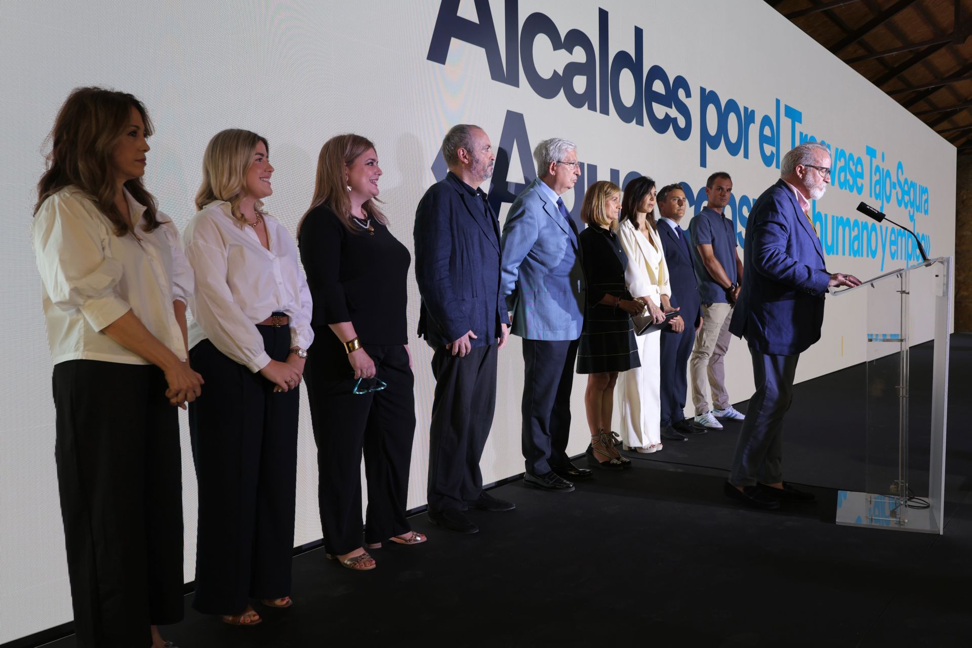 Las imágenes del acto institucional &#039;Alcaldes por el trasvase Tajo-Segura&#039;