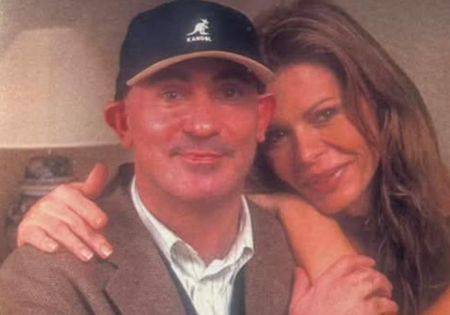 Pedro López Morales y Bibiana Fernández, en una fiesta en Murcia.