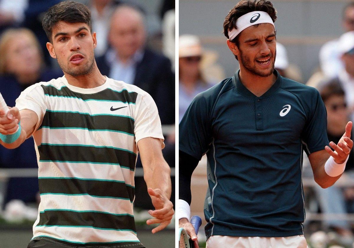 Horario y dónde ver el partido en abierto de Carlos Alcaraz contra Lorenzo Musetti de semifinales de Roland Garros