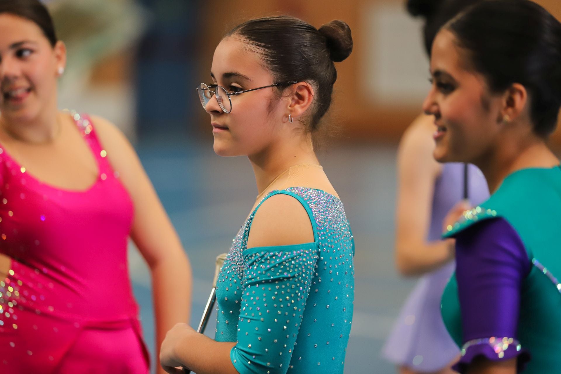 Las &#039;majorettes&#039; de Monteagudo, en imágenes