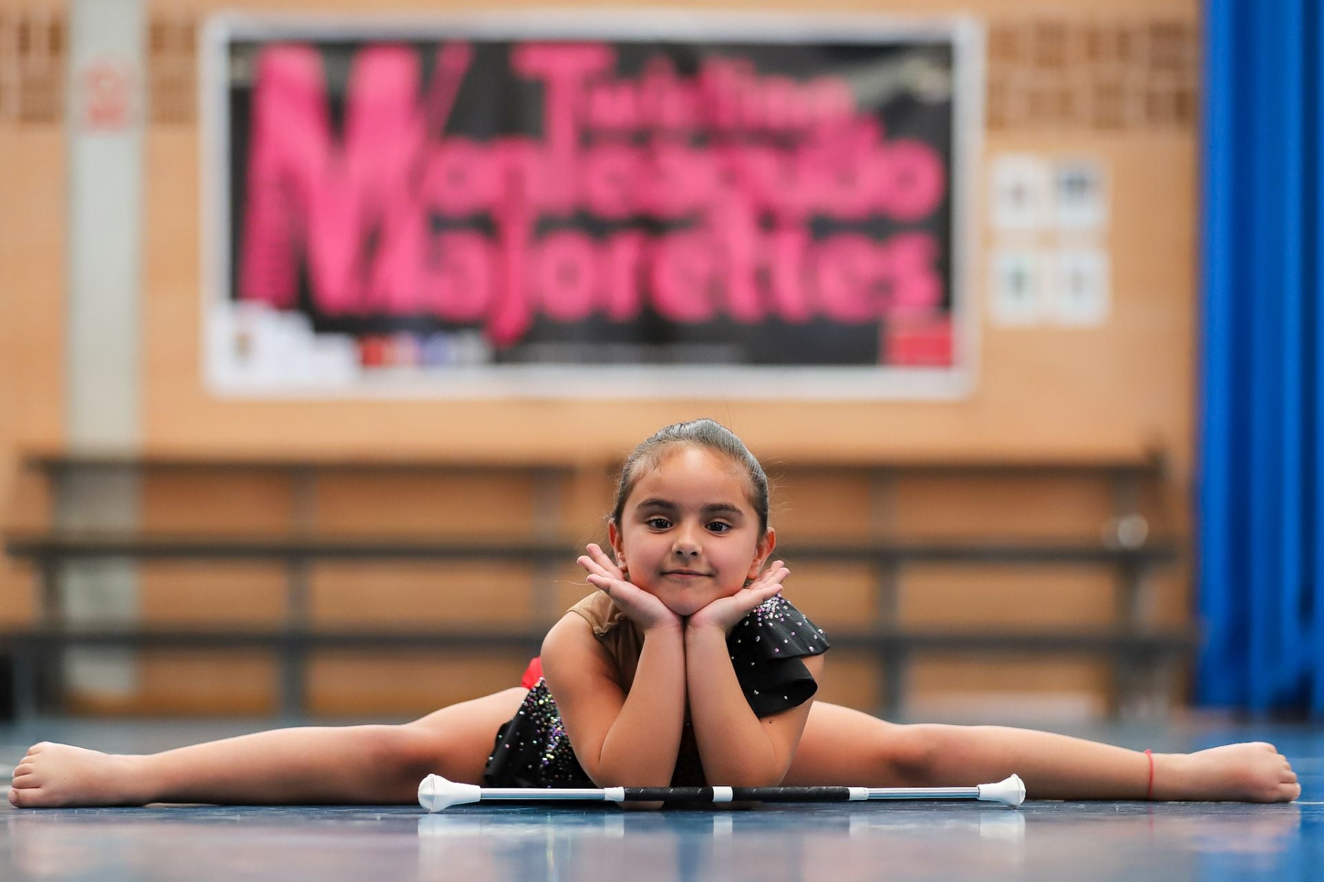 Las &#039;majorettes&#039; de Monteagudo, en imágenes
