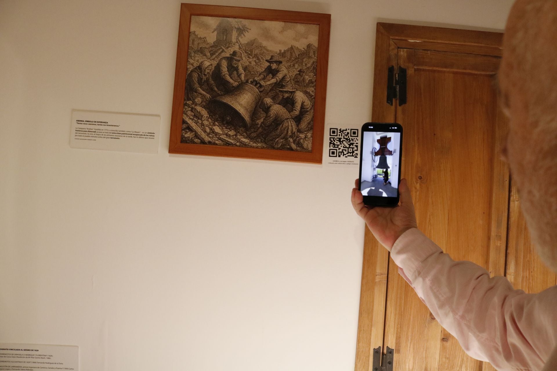 Las tecnologías se combinan con los elementos estáticos del museo.