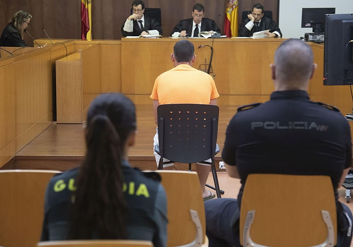 El acusado, durante el juicio, este martes.