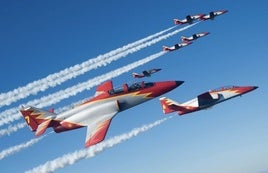 La Patrulla Águila del Ejército del Aire.