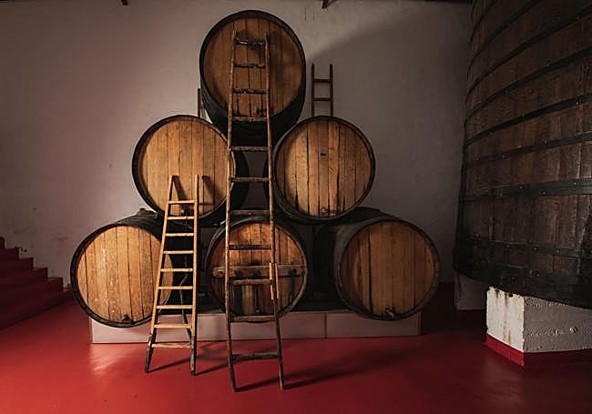 Toneles centenarios de la familia.