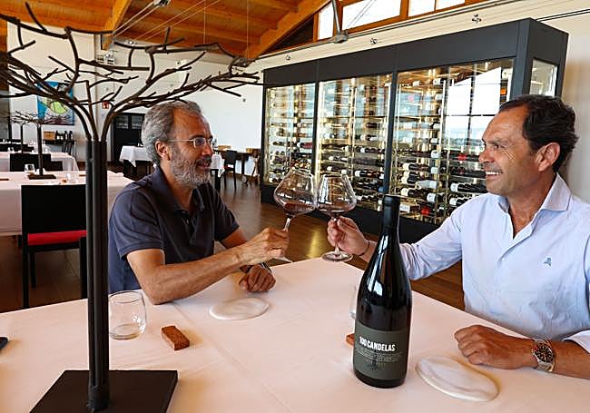 Alfredo y Antonio Candela, en el restaurante Barahonda, la última joya de la corona.