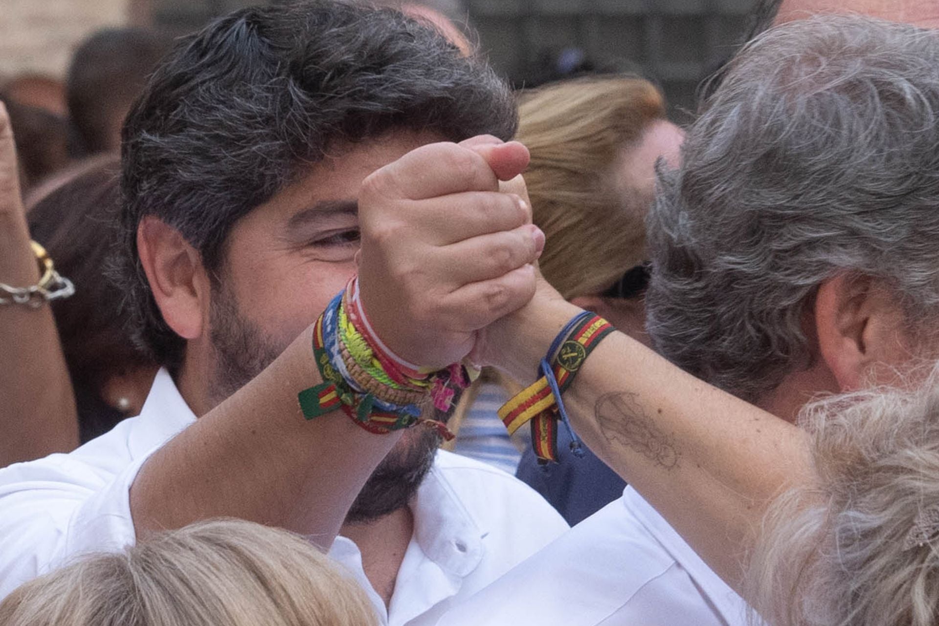 En imágenes, el acto de Feijóo a Murcia