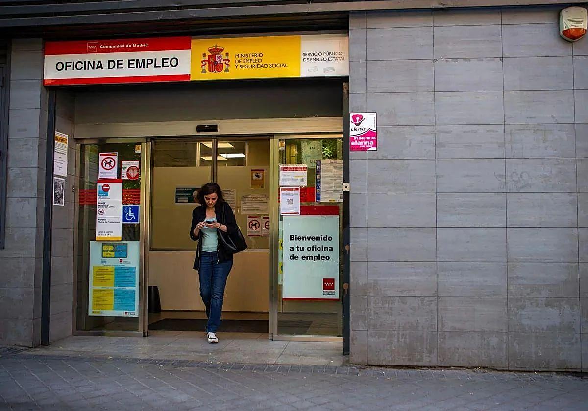 Oficina del Servicio Público de Empleo, en una imagen de archivo.