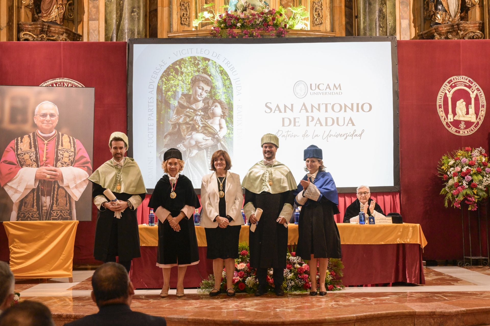 Los actos conmemorativos de San Antonio de Padua en la UCAM, en imágenes