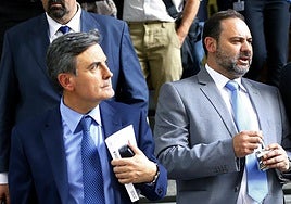 Pedro Saura y José Luis Ábalos, en una imagen de archivo.