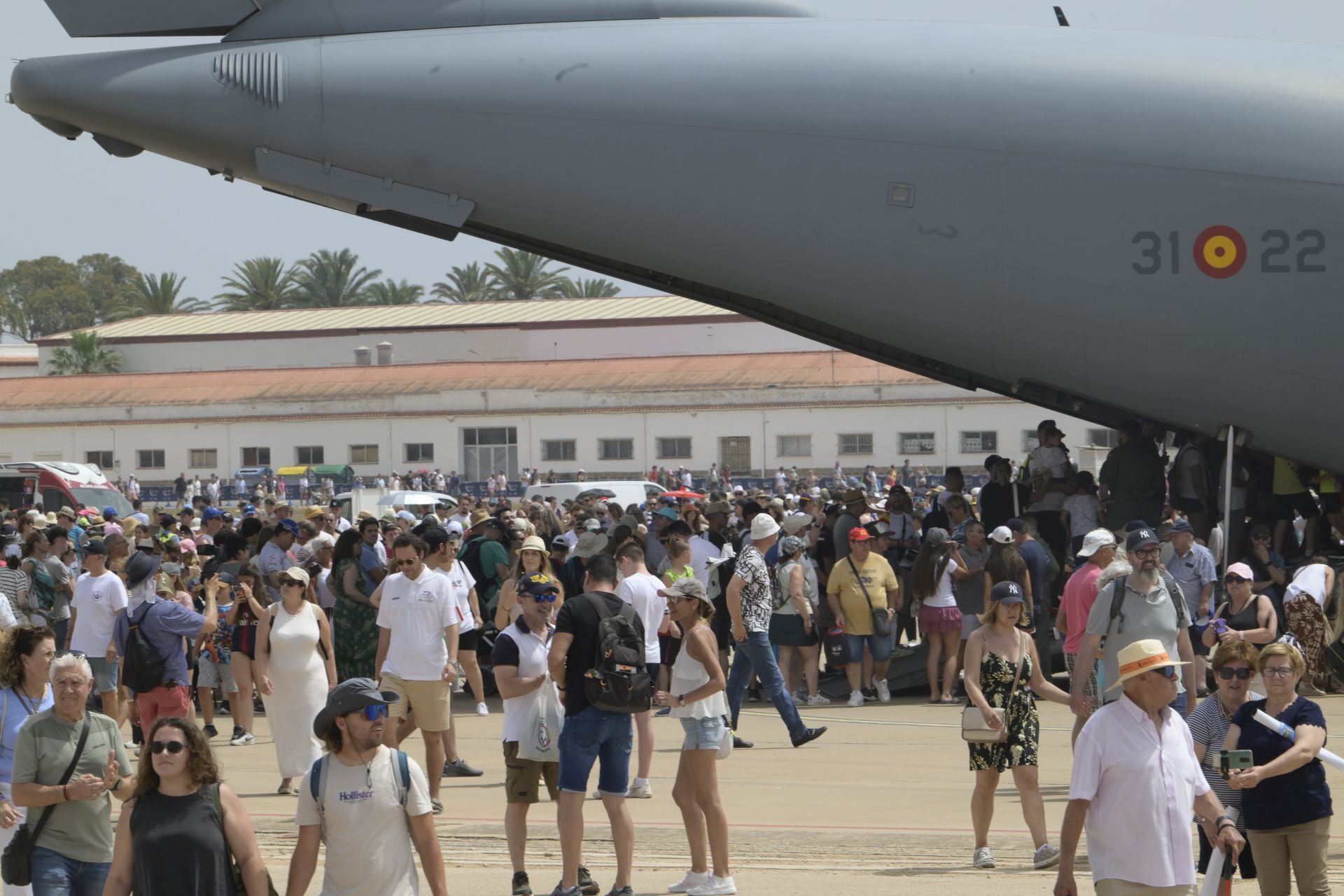 Las imágenes de la exhibición de aviones del festival Aire 25