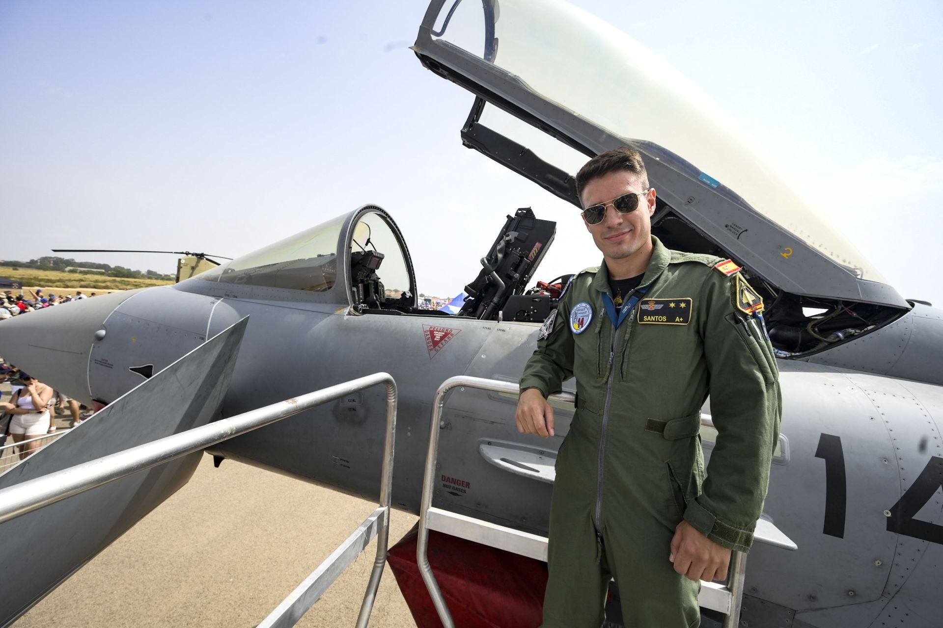 Las imágenes de la exhibición de aviones del festival Aire 25