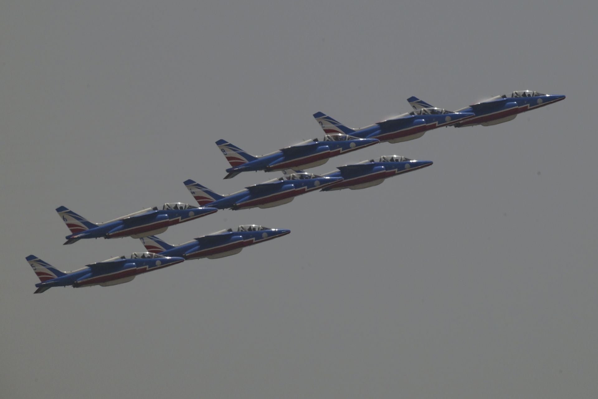Las imágenes de la exhibición de aviones del festival Aire 25
