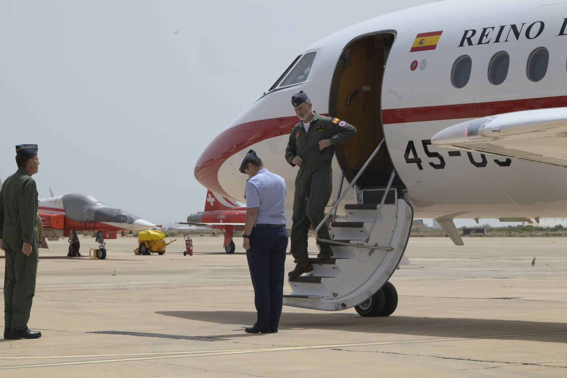 Las imágenes de la exhibición de aviones del festival Aire 25