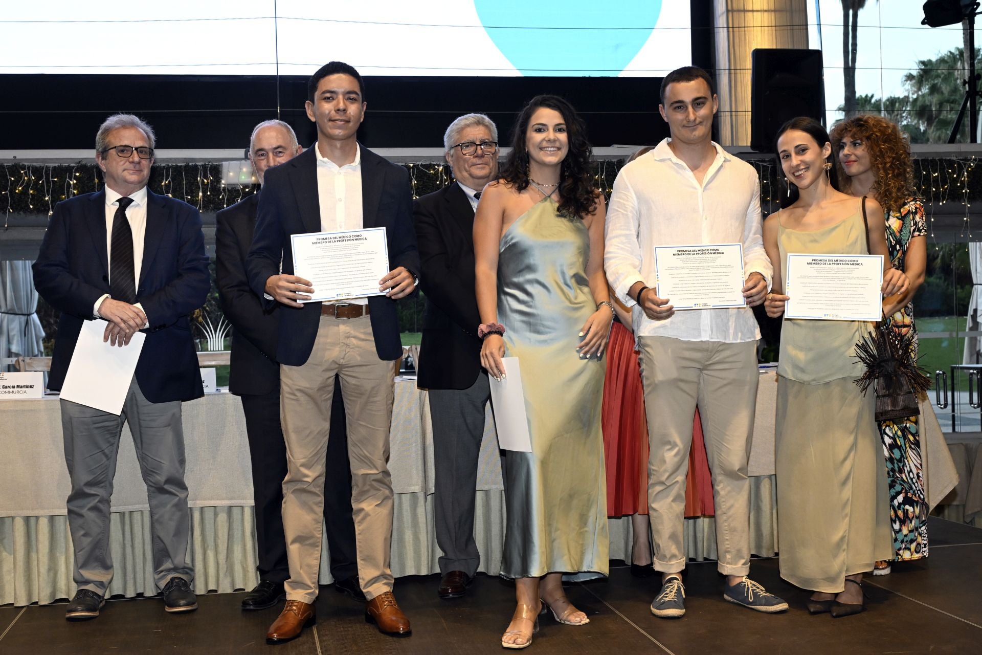 Acto de bienvenida para los nuevos miembros del Colegio de Médicos de la Región de Murcia, en imágenes