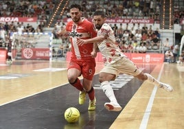 Pablo Ramírez y Felipe Valerio, en el segundo partido de las semifinales.