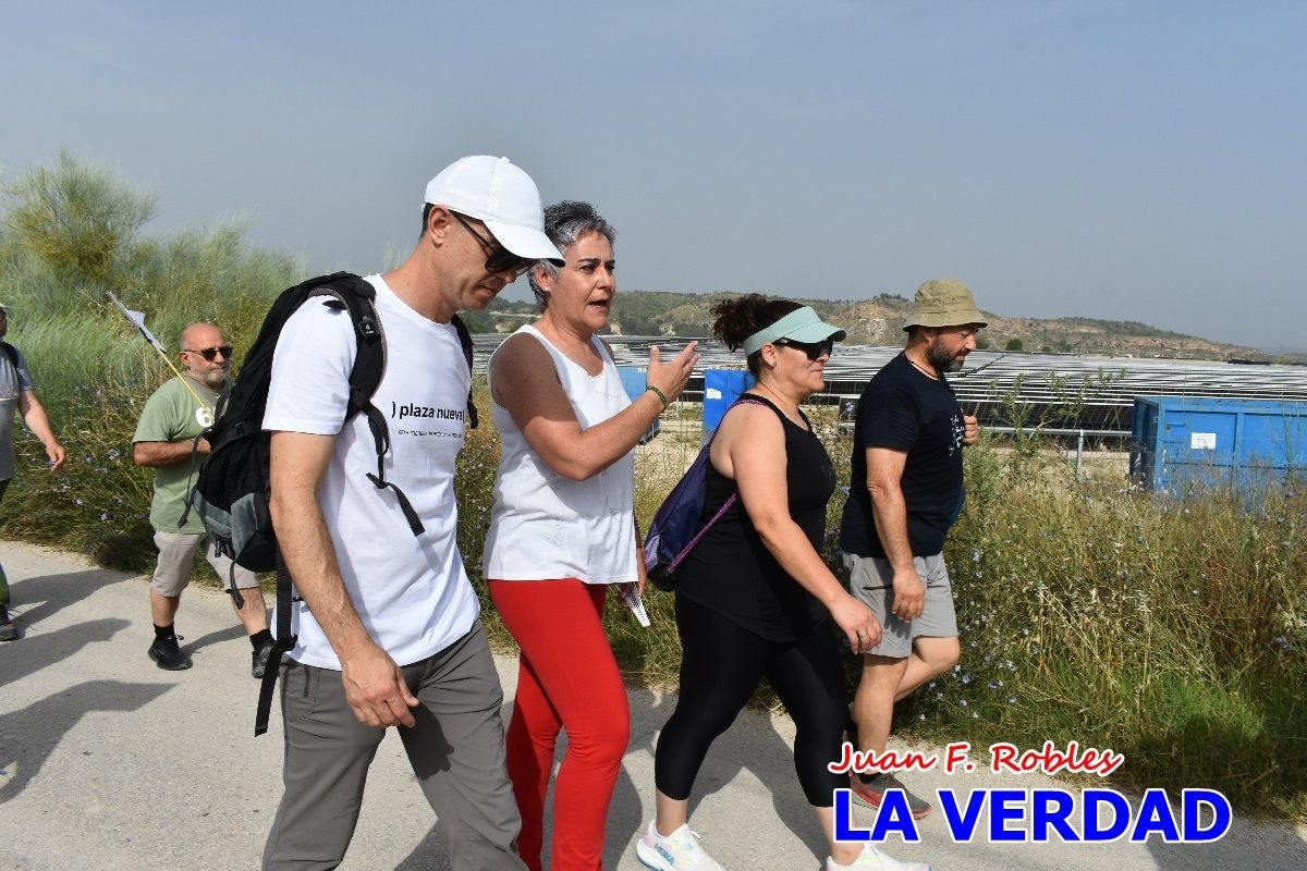 Imágenes de la marcha convocada por Plaza Nueva por la conexión ferroviaria con Albacete