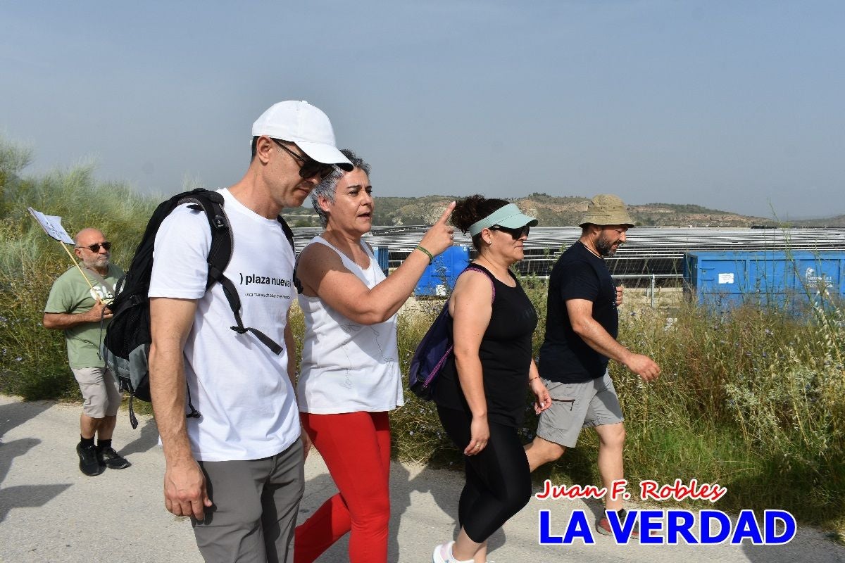 Imágenes de la marcha convocada por Plaza Nueva por la conexión ferroviaria con Albacete