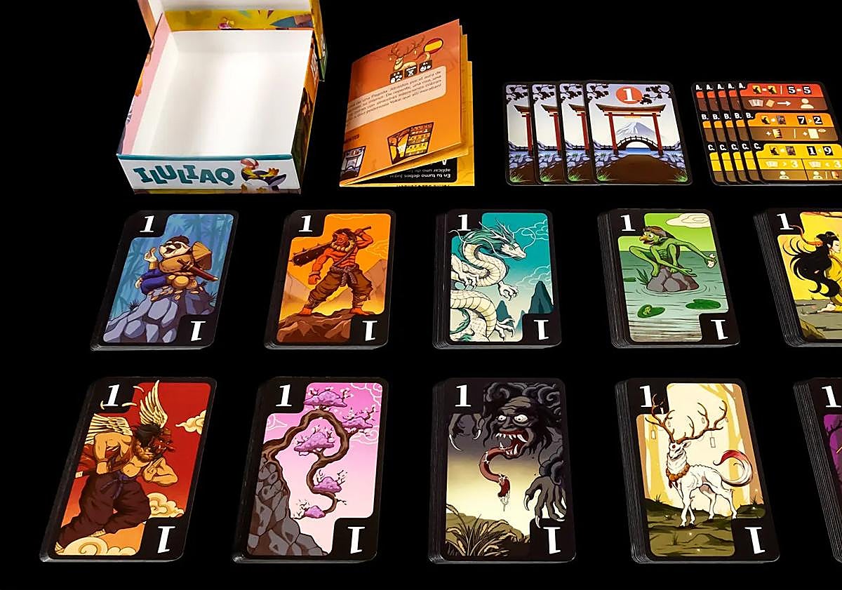 Imagen principal - Yokai Pagoda, que ganó el Premio del Público en el Festival Internacional de Juegos de Mesa de Córdoba en 2024. Solo en España, la editorial Pif Games ha vendido 17.000 unidades de este juego. 