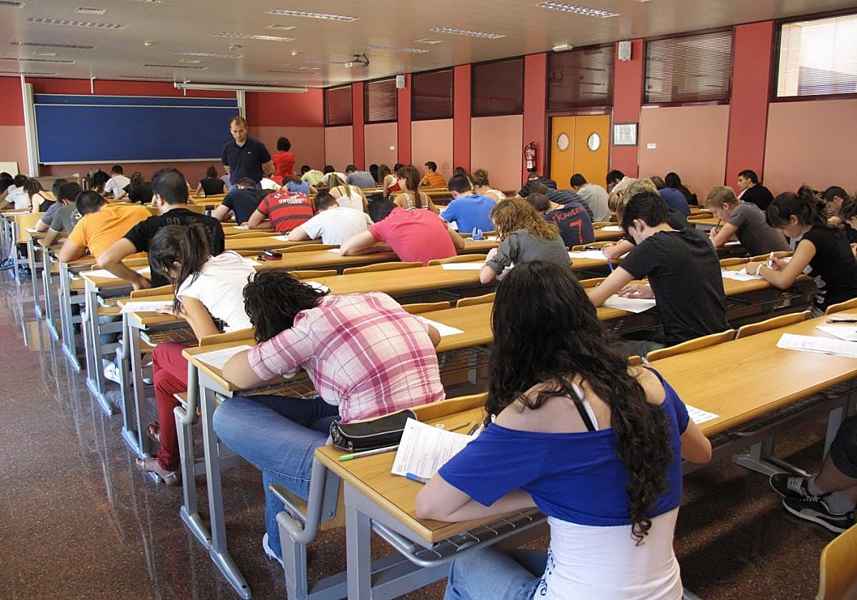 Imagen de archivo de la prueba de acceso en Las Salesas.