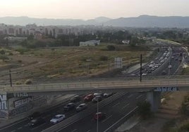 La autovía A-30, este lunes.