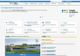 El nuevo diseño de la página web.