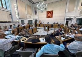 Votación del Consorcio Vega Baja Sostenible, ayer, para solicitar el estudio de la ubicación de la planta.