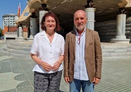 María Marín y José Luis Álvarez-Castellanos, en la Asamblea Regional