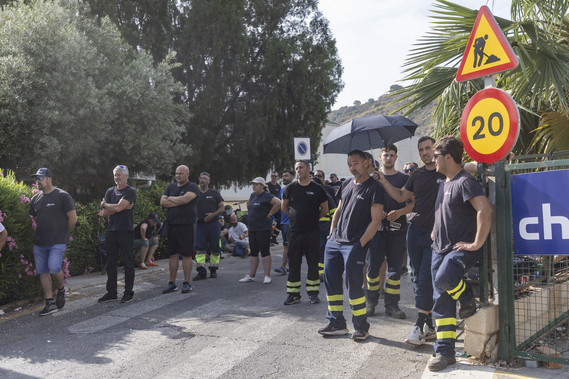 La protesta de los trabajadores de Navantia, en imágenes