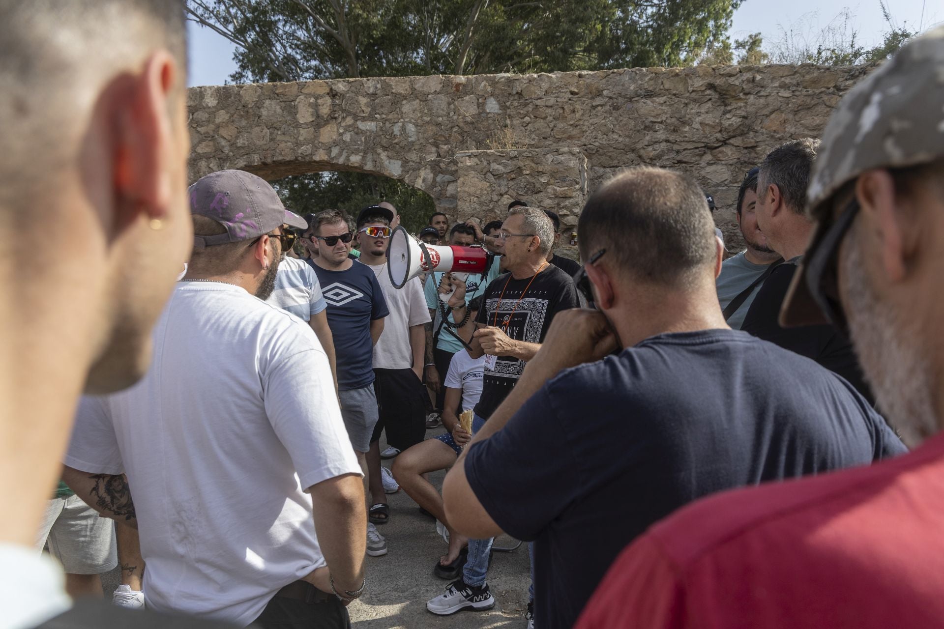 La protesta de los trabajadores de Navantia, en imágenes