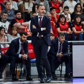 Sito Alonso, durante un partido del UCAM,