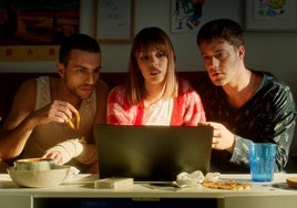 Eduardo de Rodas, Nerea Rodríguez y Jaime Riba, protagonistas de 'Jódete Jorge'.