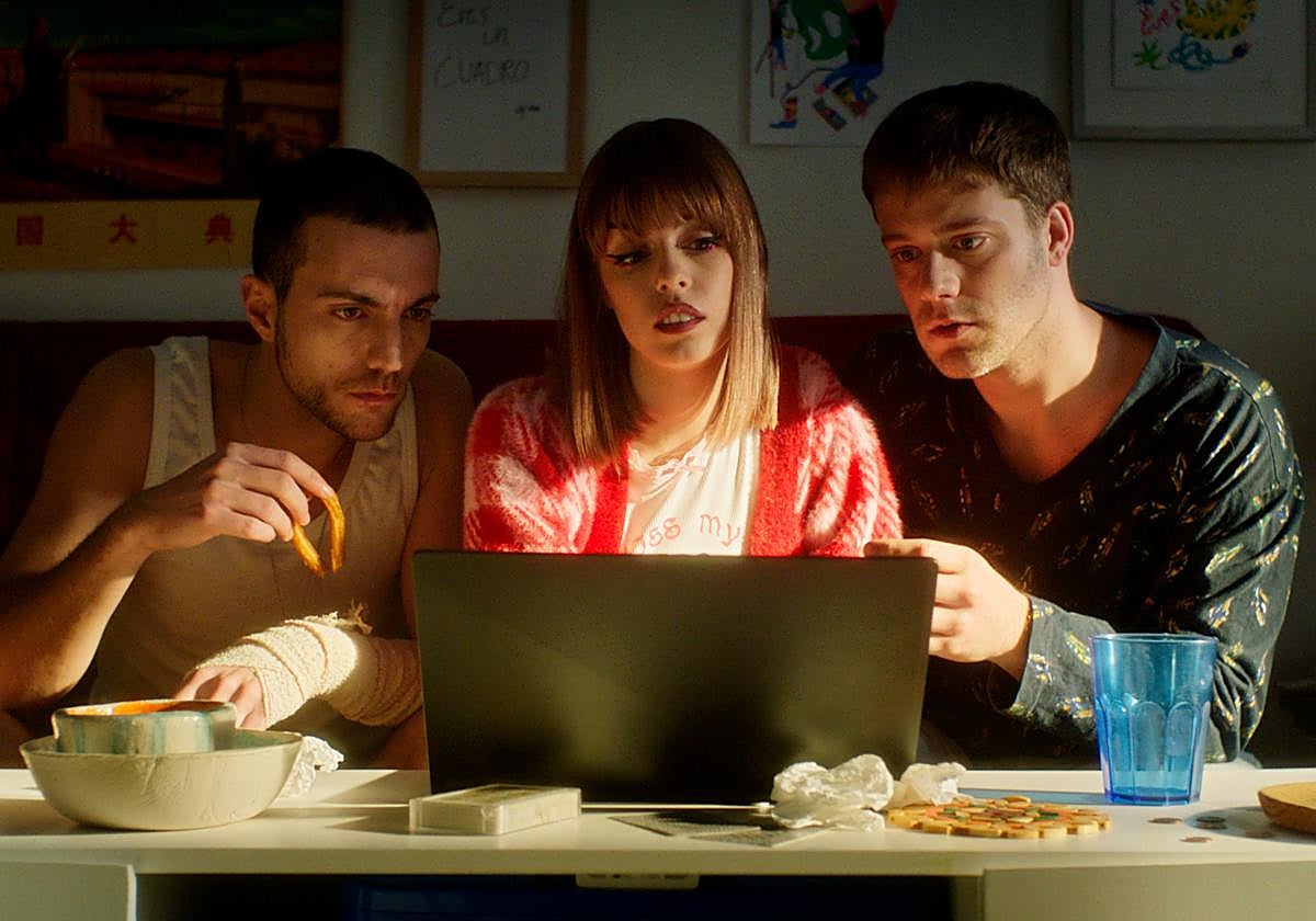 Eduardo de Rodas, Nerea Rodríguez y Jaime Riba, protagonistas de 'Jódete Jorge'.