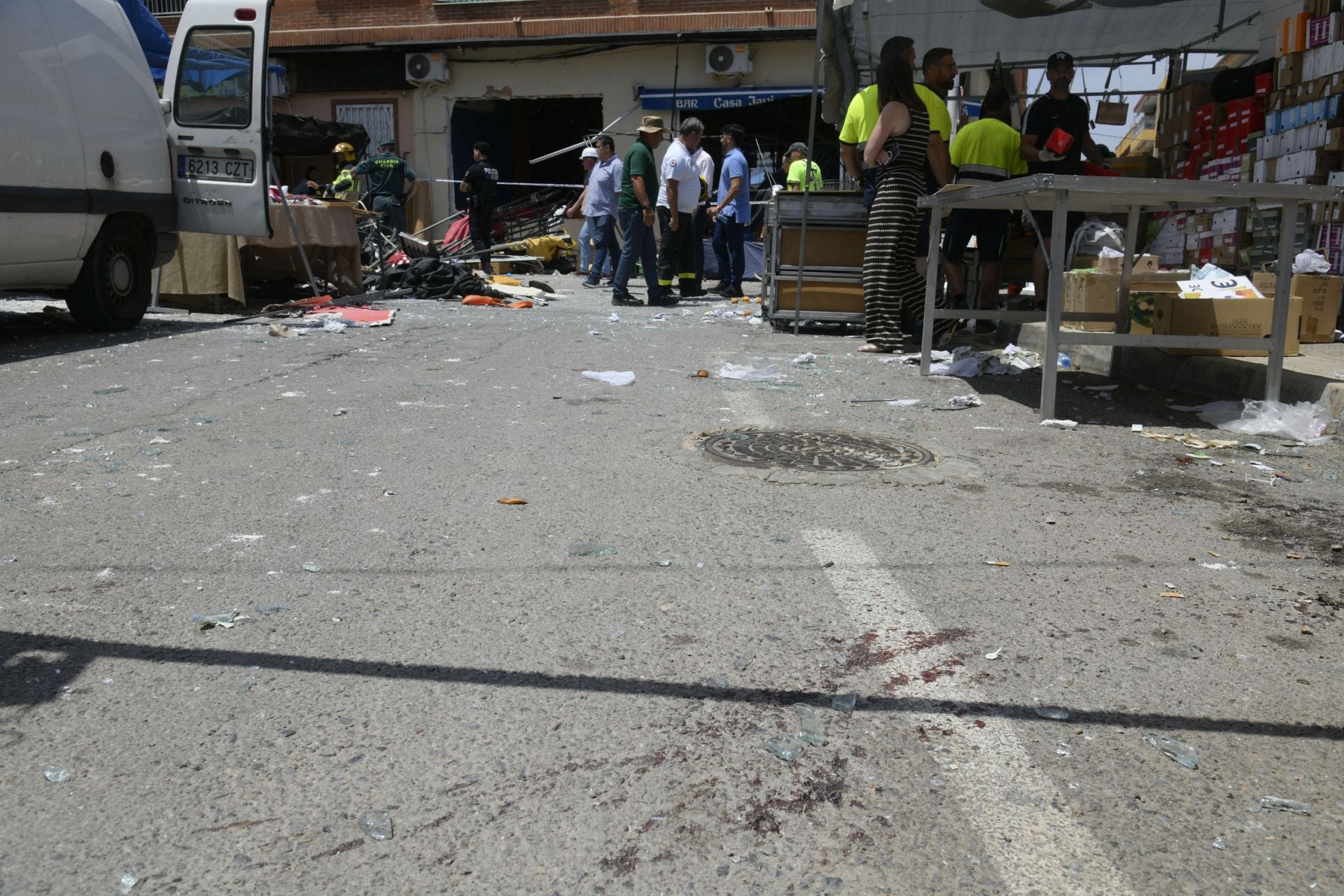 Explosión de gas en un bar de Lo Pagán, en imágenes