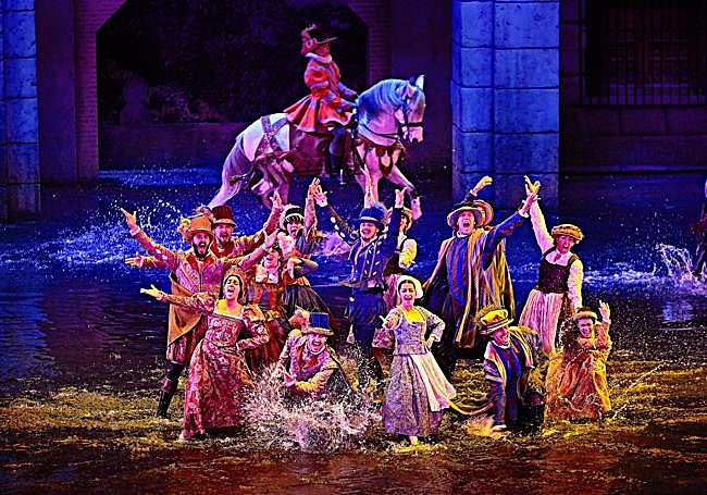 'A pluma y espada'. Un momento del premiado espectáculo inspirado en Lope de Vega.