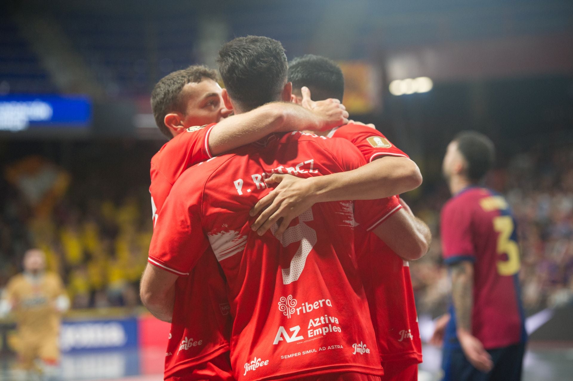 Las imágenes del Barcelona-Jimbee (2-3)