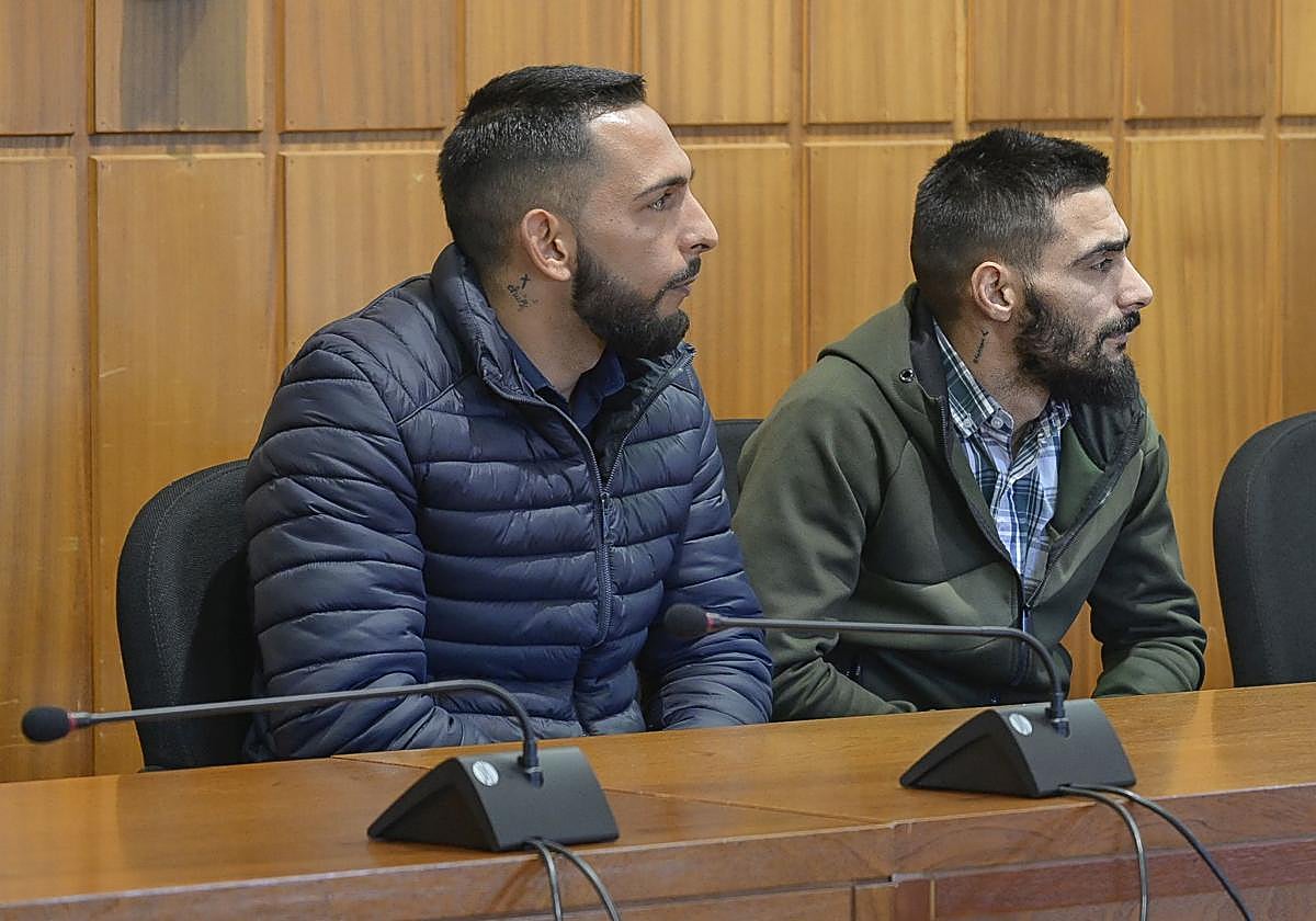 Los dos condenados por el 'crimen del lavadero', durante el juicio.