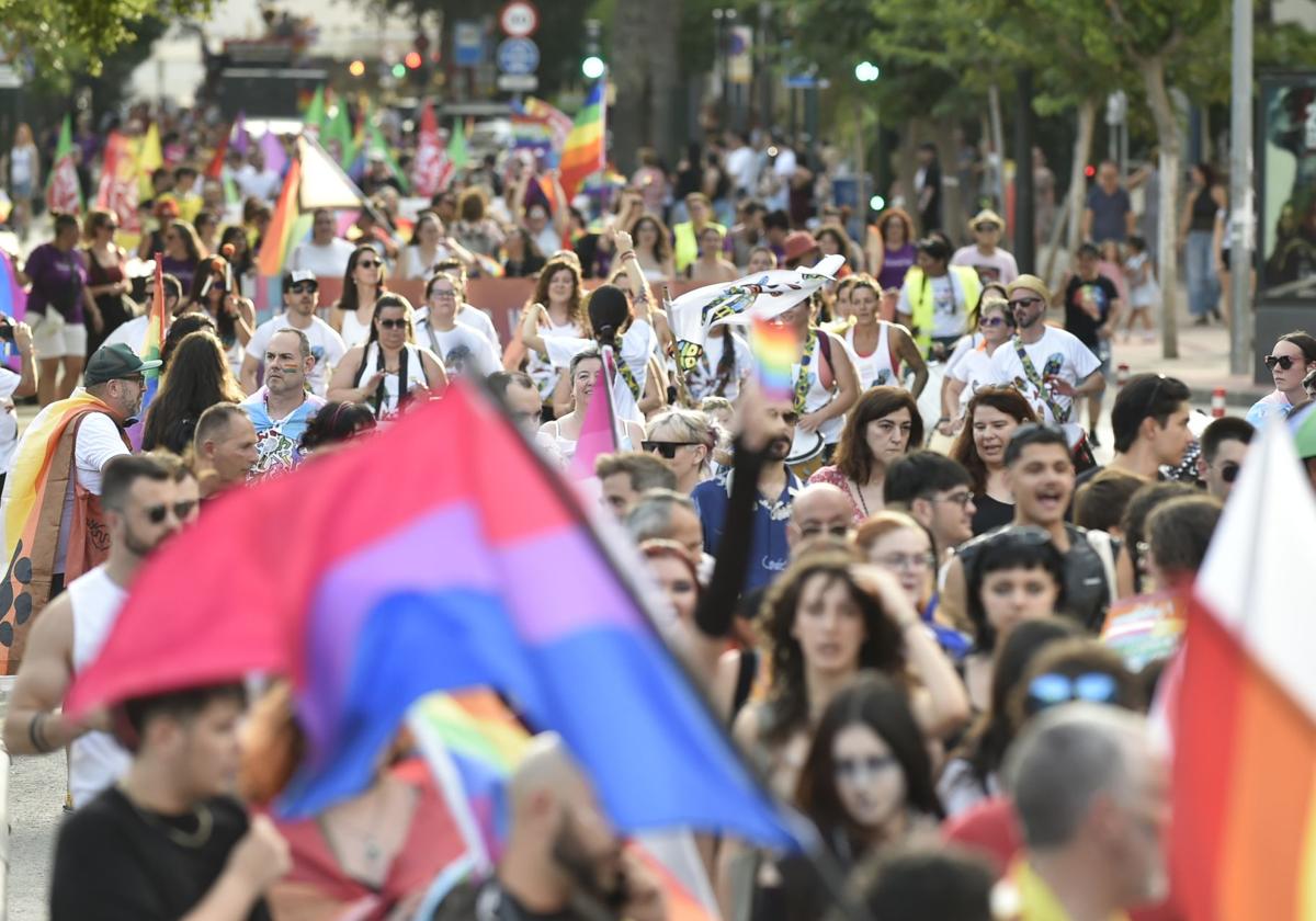 En imágenes, el desfile del Orgullo en Murcia