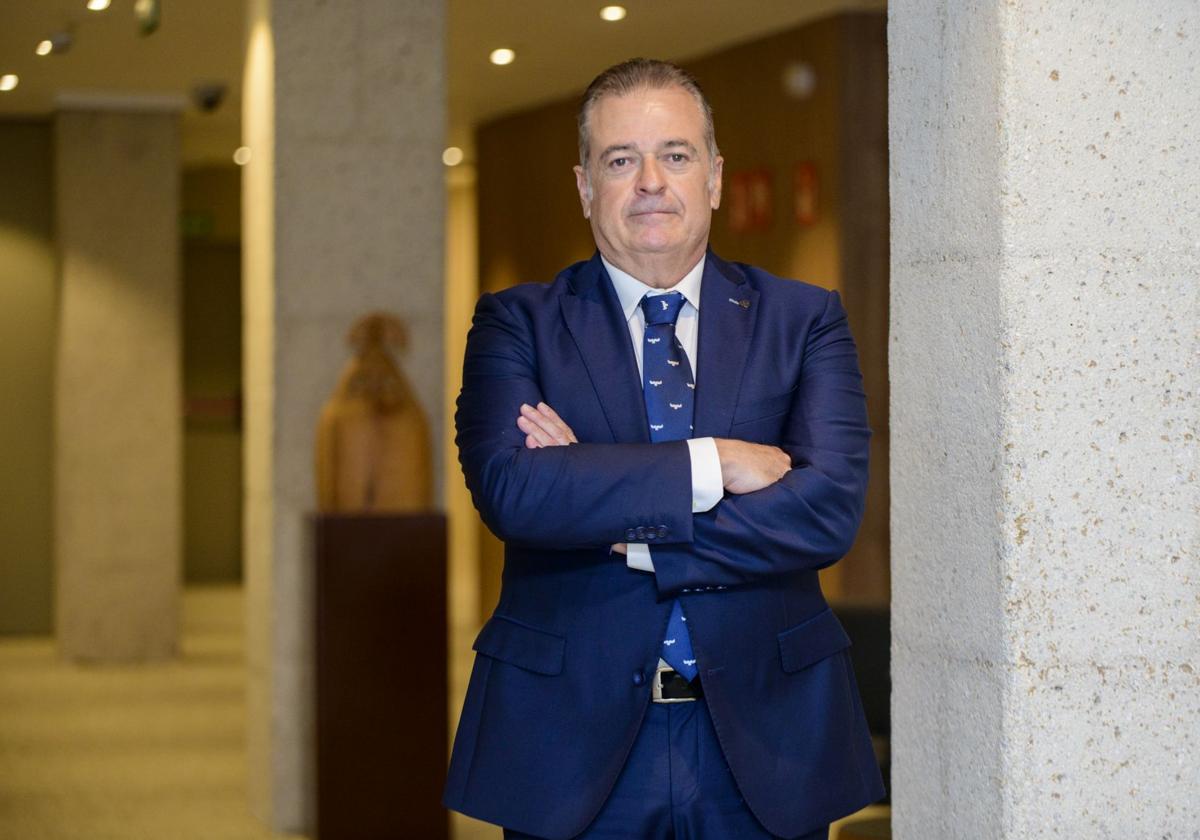 Bartolomé Vera, presidente de HoyTú, tras la asamblea de su elección, el pasado jueves, en Murcia.