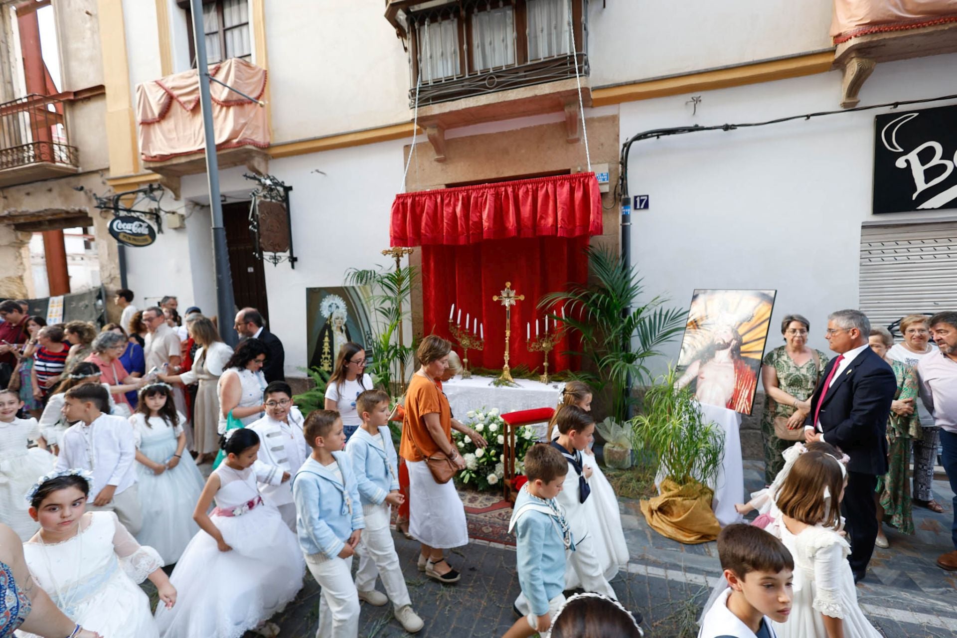 El Corpus llena de tradición el casco viejo de Lorca