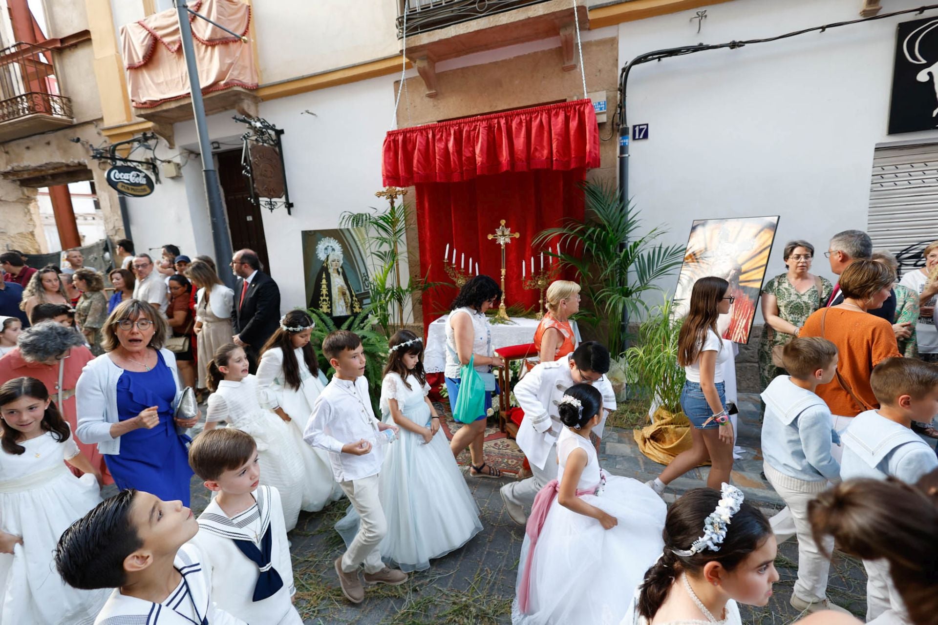 El Corpus llena de tradición el casco viejo de Lorca