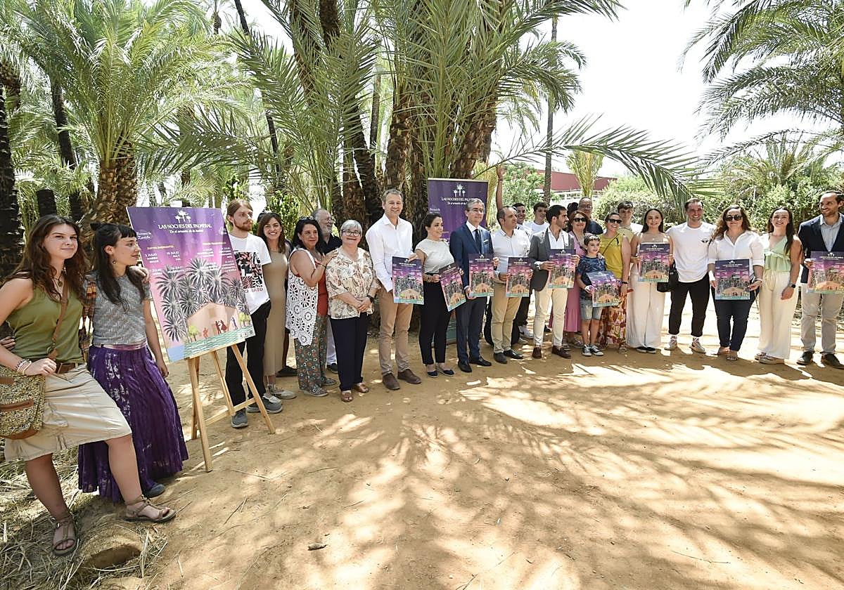 La presentación del ciclo en el Palmeral de Santiago y Zaraíche.